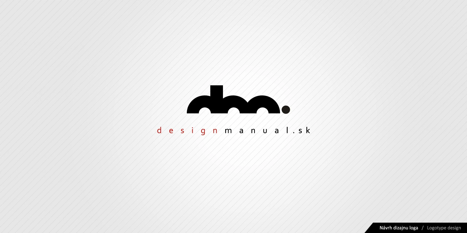 Tvorba konceptu logotypu Designmanual.sk